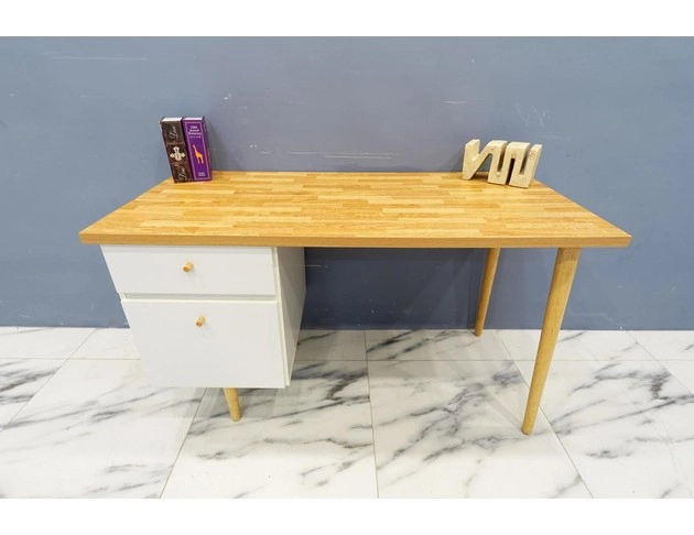 橡木色簡約風書桌
