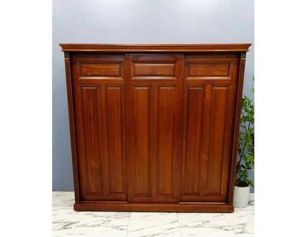 鄉村風七尺三門衣櫃