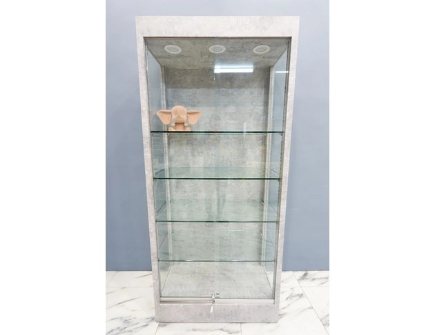 淺灰石紋展示櫃