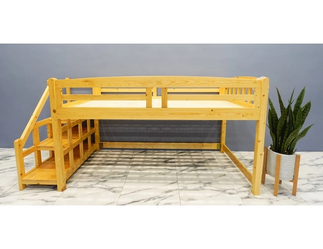 松木三尺單人高架床