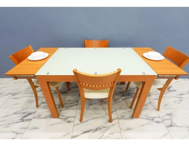 現代簡約風延伸餐桌椅組